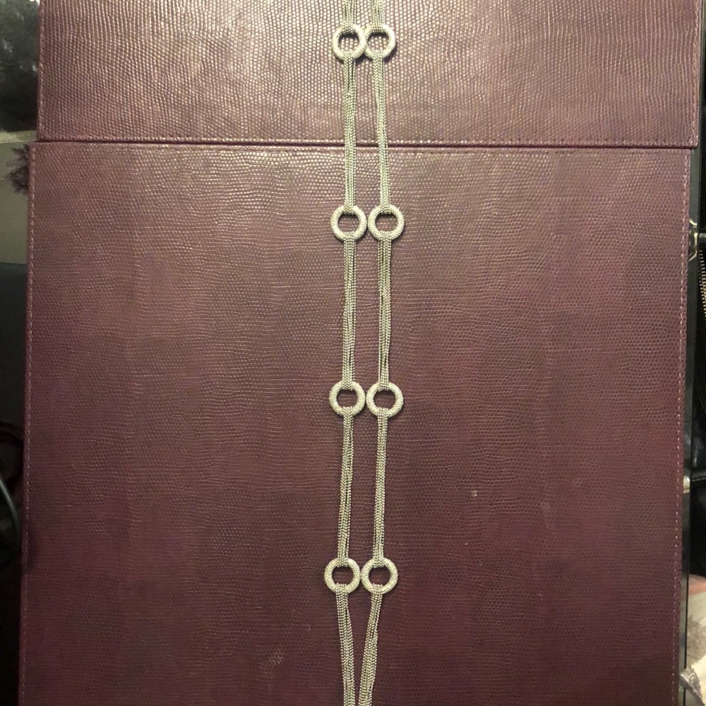 Silver Statement Necklace - image 5